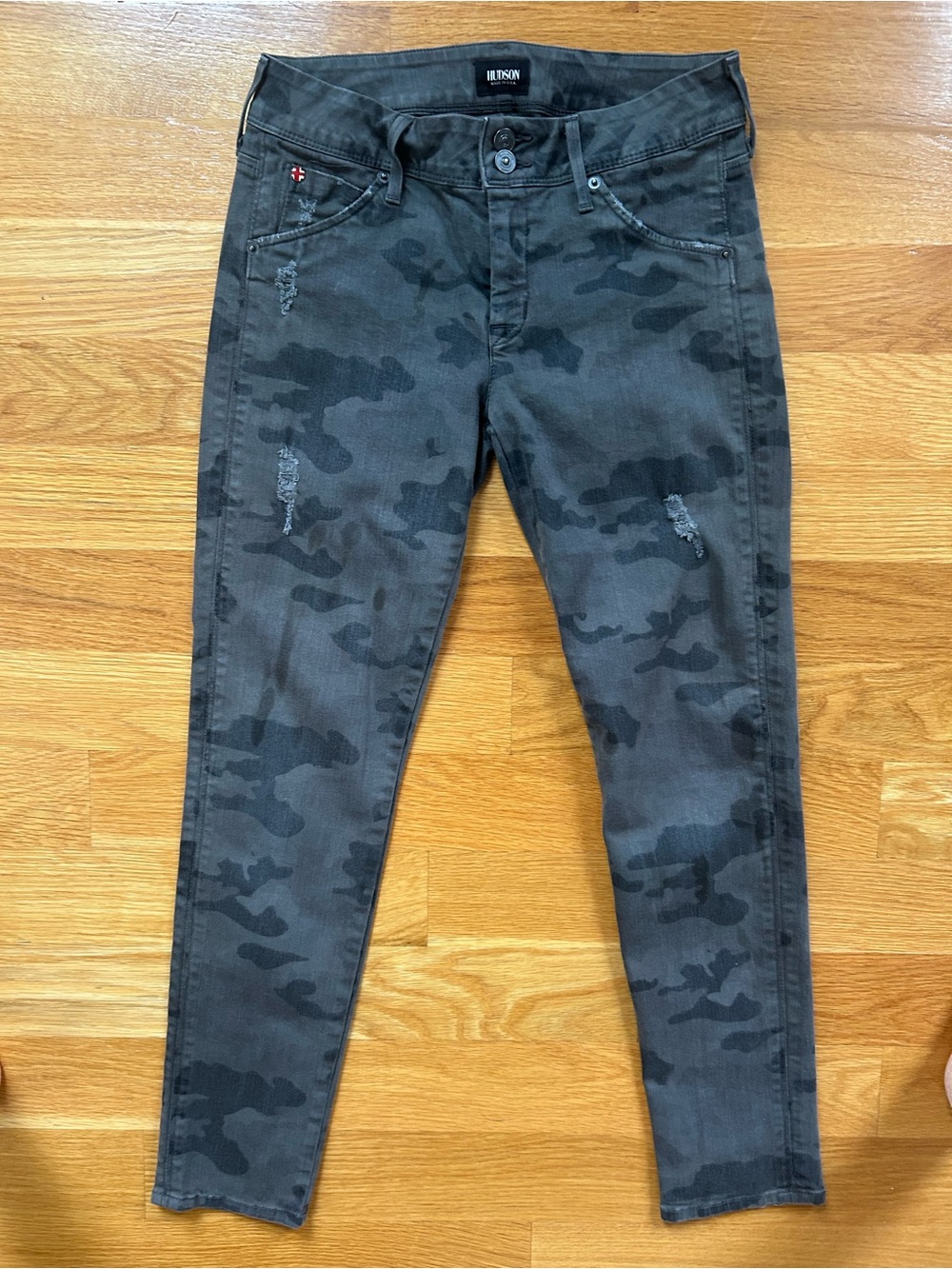 Hudson Camouflage Jeans size 28